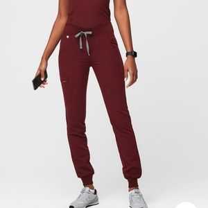 Maroon Zamora Joggers - Figs Sz Small